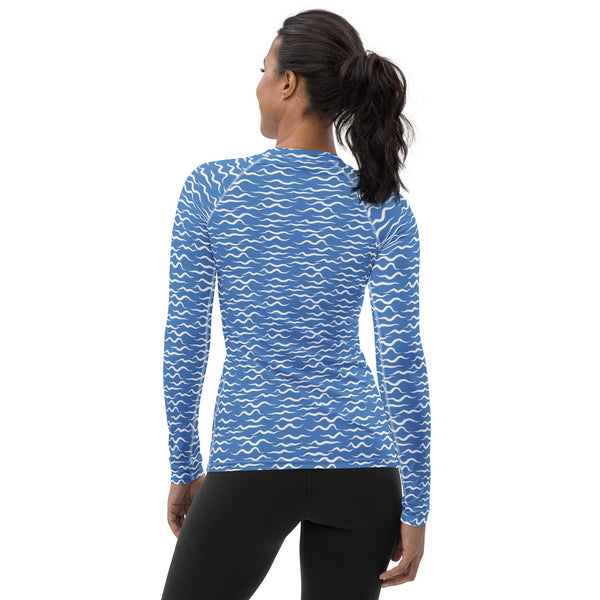 Shark Waves Women's Rash Guard