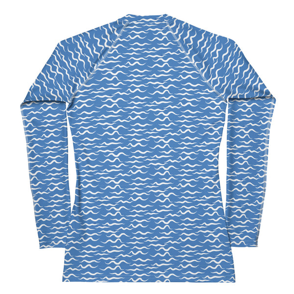Shark Waves Women's Rash Guard