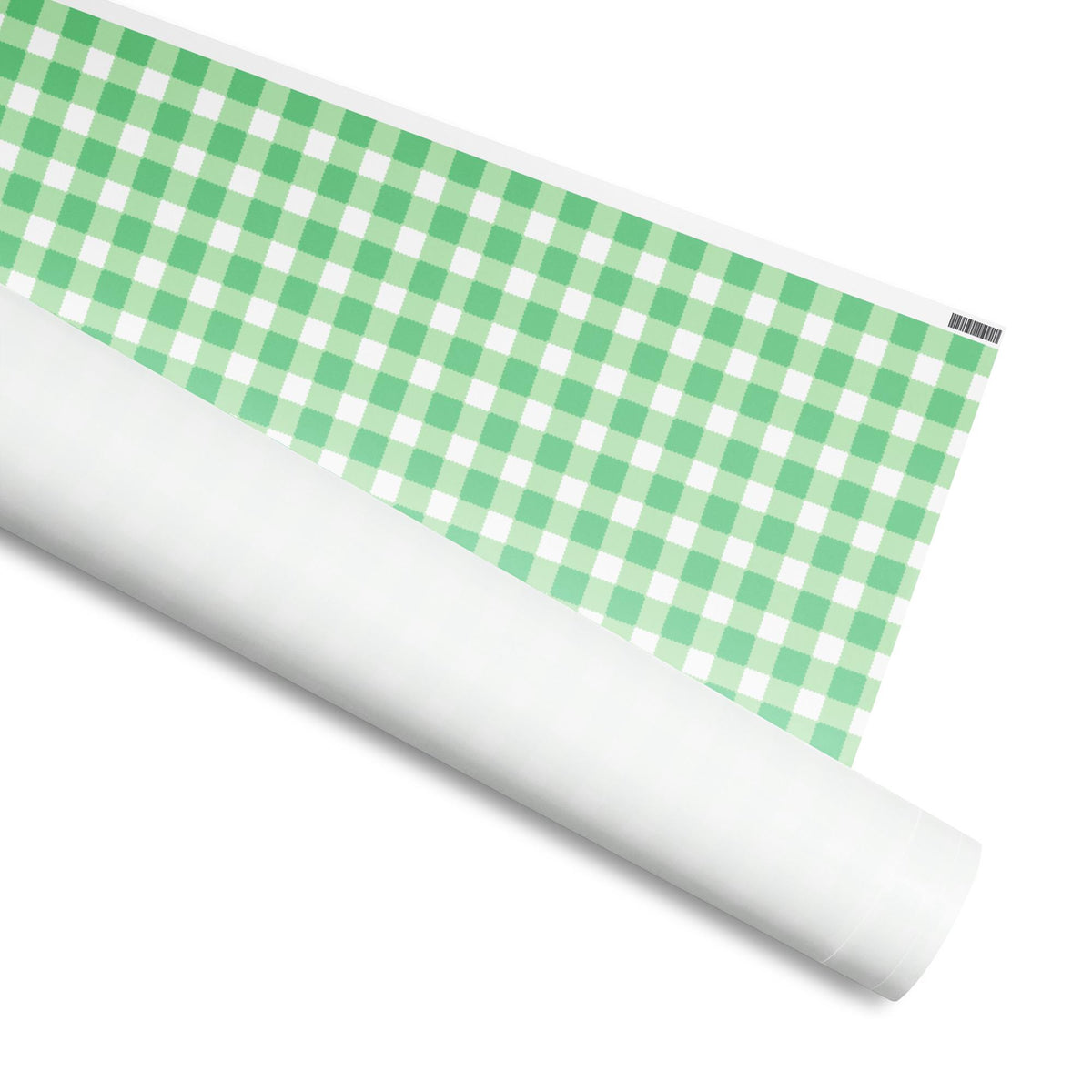 Gingham Check Coastal Preppy Green Gift Wrap