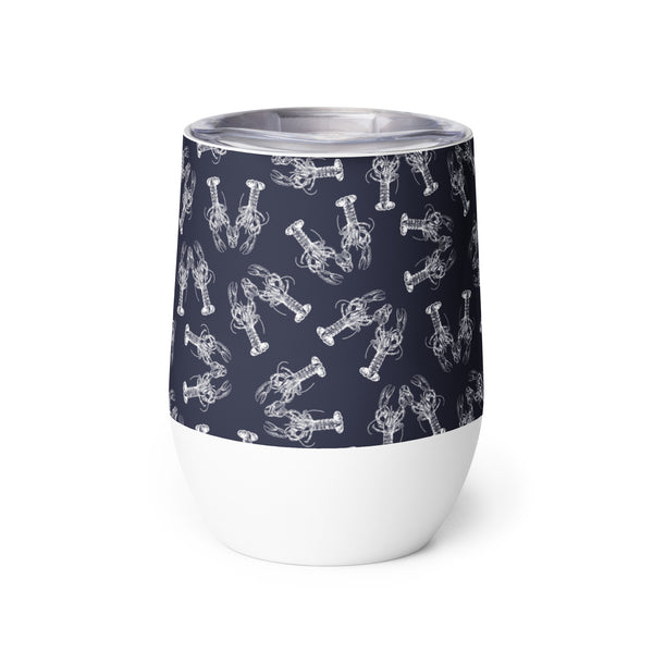 Nauti Love Lobster Wine tumbler