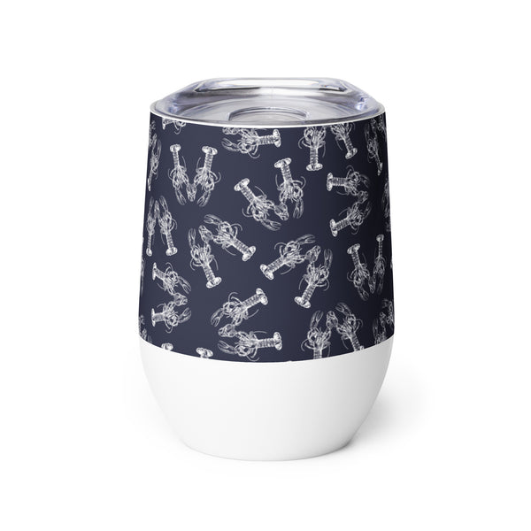 Nauti Love Lobster Wine tumbler