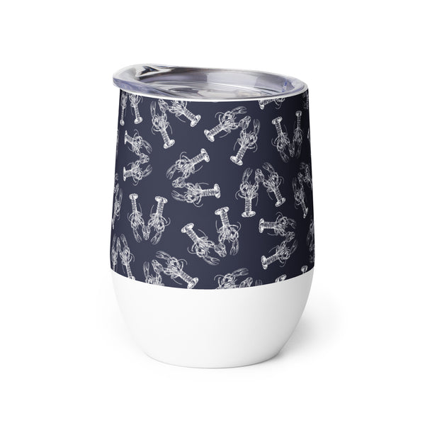 Nauti Love Lobster Wine tumbler
