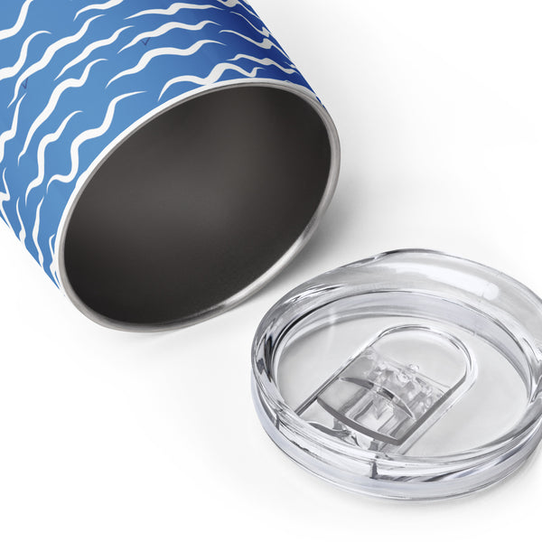 Shark Waves Wine tumbler