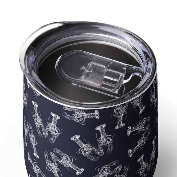 Nauti Love Lobster Wine tumbler