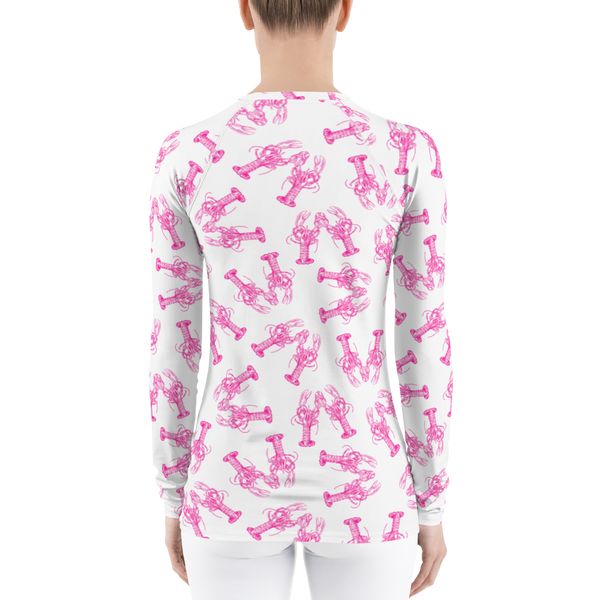 Lobster Love Women's Rash Guard