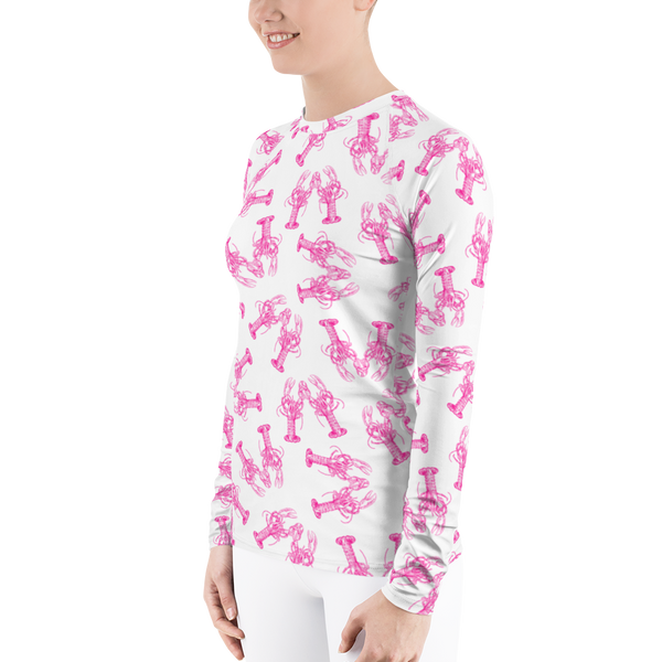 Lobster Love Women's Rash Guard