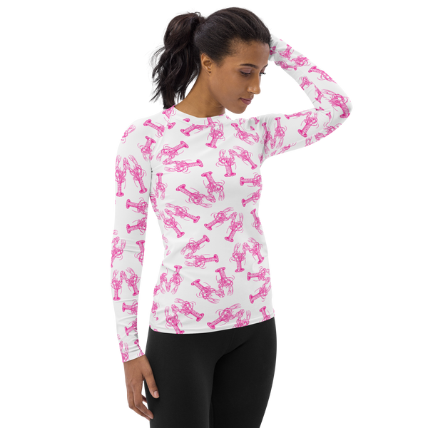 Lobster Love Women's Rash Guard
