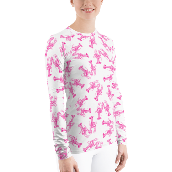 Lobster Love Women's Rash Guard