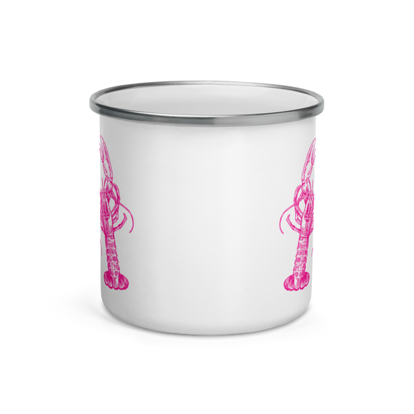 Lobster Love Enamel Mug