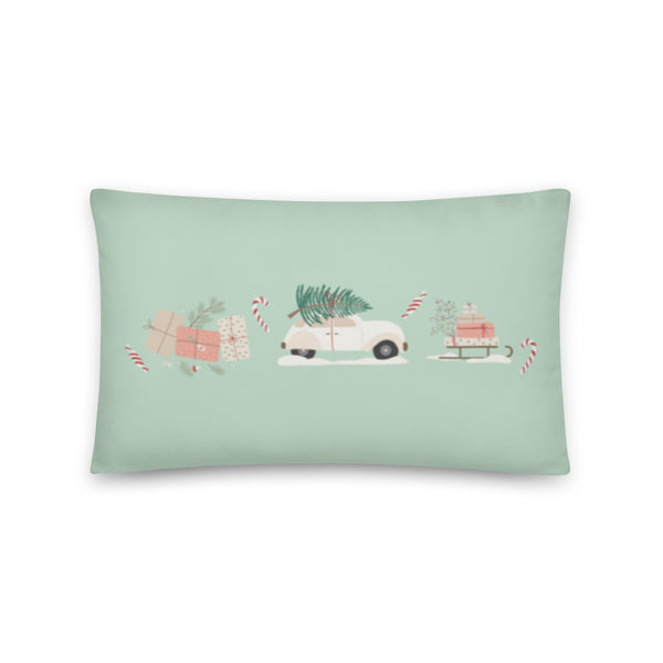Gifts and Candy Throw Pillow