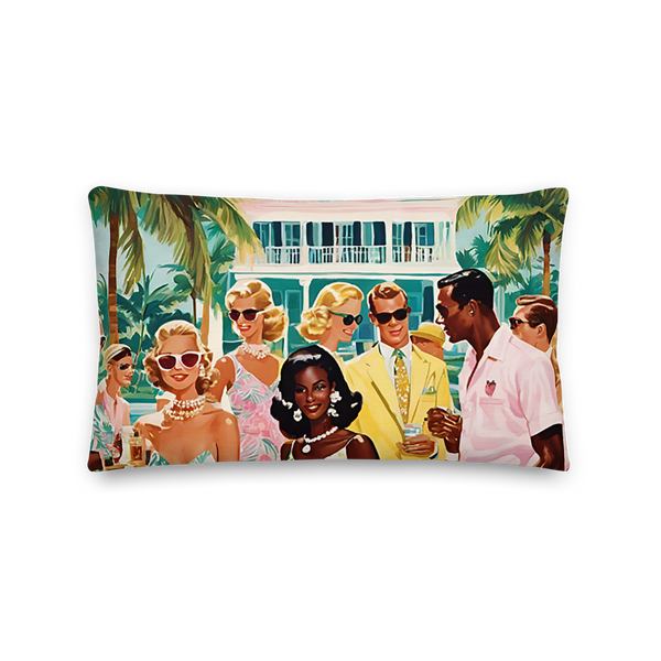 Palm Beach Party Premium Pillow