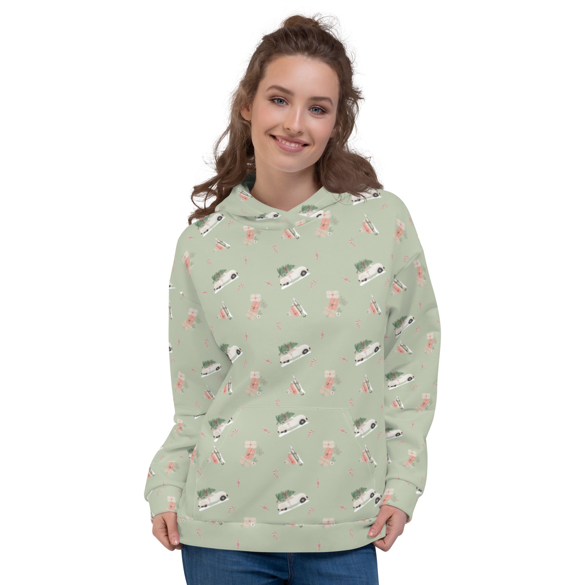 Gifts and Candy Holiday Recycled Unisex Hoodie