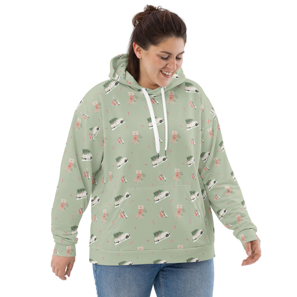 Gifts and Candy Holiday Recycled Unisex Hoodie