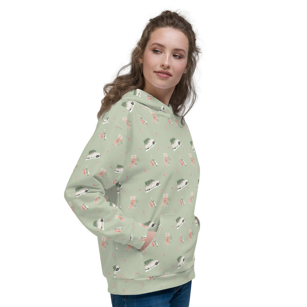 Gifts and Candy Holiday Recycled Unisex Hoodie