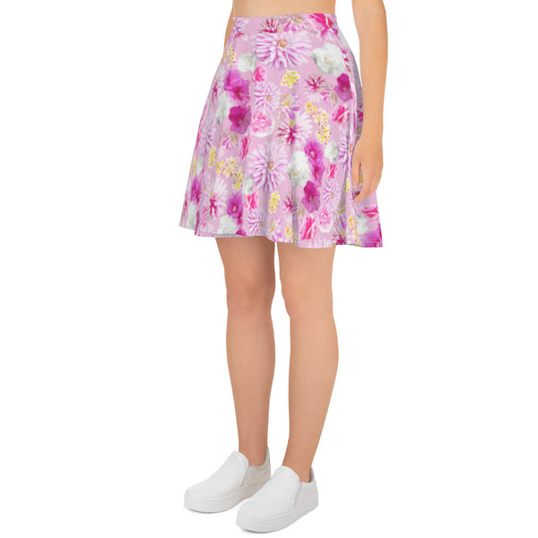 Garden Floral Skater Skirt