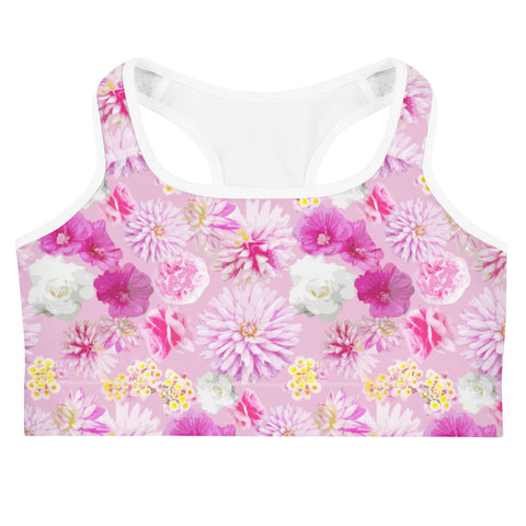 Garden Floral Sports bra