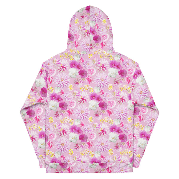 Garden Floral Unisex Hoodie Lilac