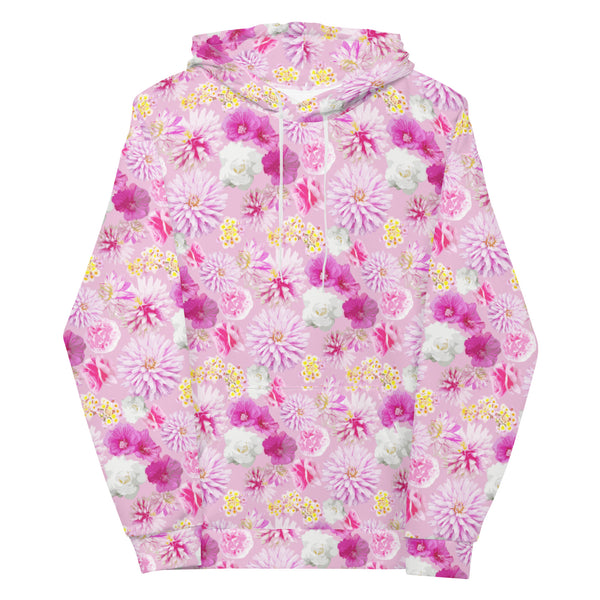 Garden Floral Unisex Hoodie Lilac