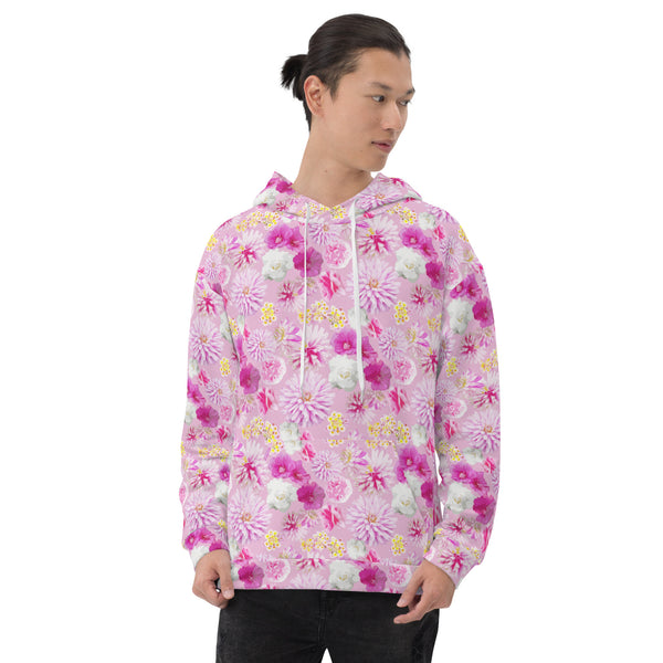 Garden Floral Unisex Hoodie Lilac