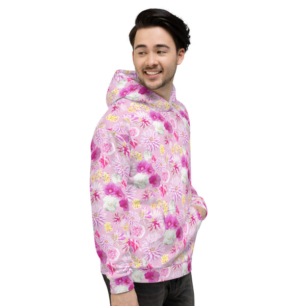 Garden Floral Unisex Hoodie Lilac