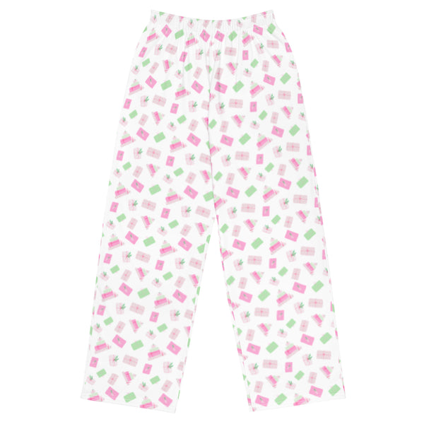 Holiday Presents unisex wide-leg pants