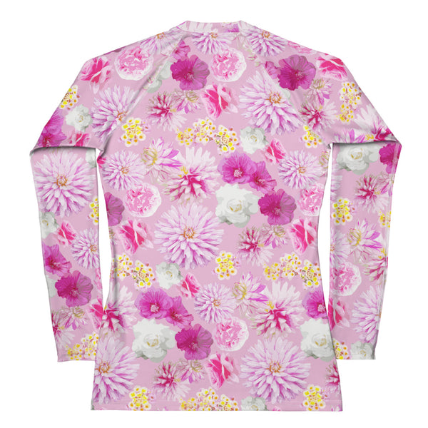 Garden Floral Women's Rash Guard