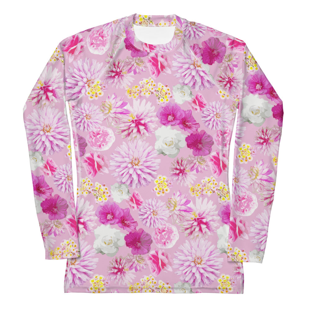 Garden Floral Women's Rash Guard