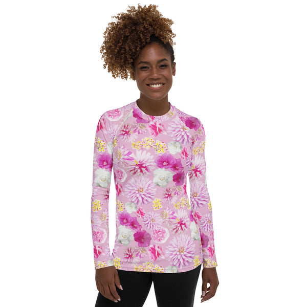 Garden Floral Women's Rash Guard