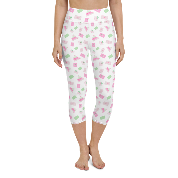 Holiday Presents Yoga Capri Leggings