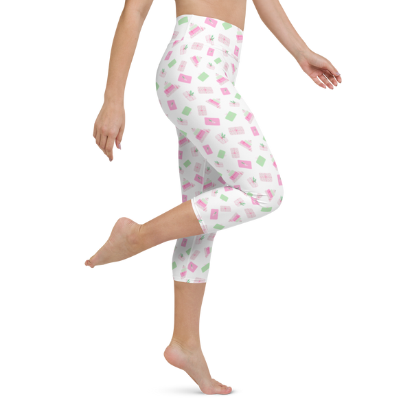 Holiday Presents Yoga Capri Leggings