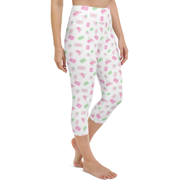 Holiday Presents Yoga Capri Leggings