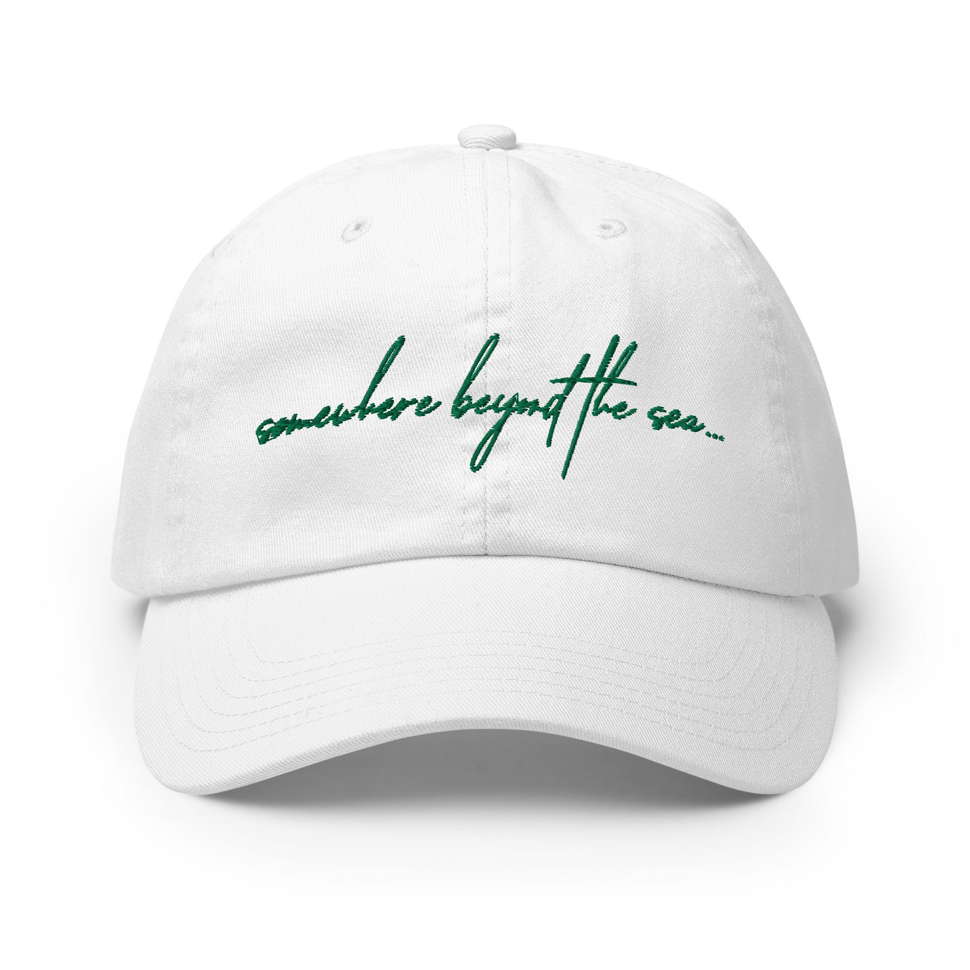 Somewhere beyond the sea Unisex Champion-brand Cotton Cap