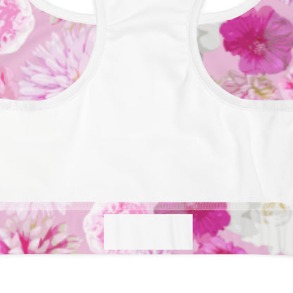 Garden Floral sports bra by The Happy Fun Shop, photo 5 of 10