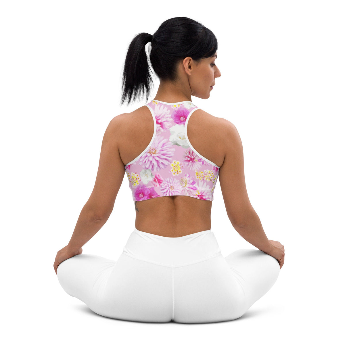Garden Floral sports bra by The Happy Fun Shop, photo 6 of 10