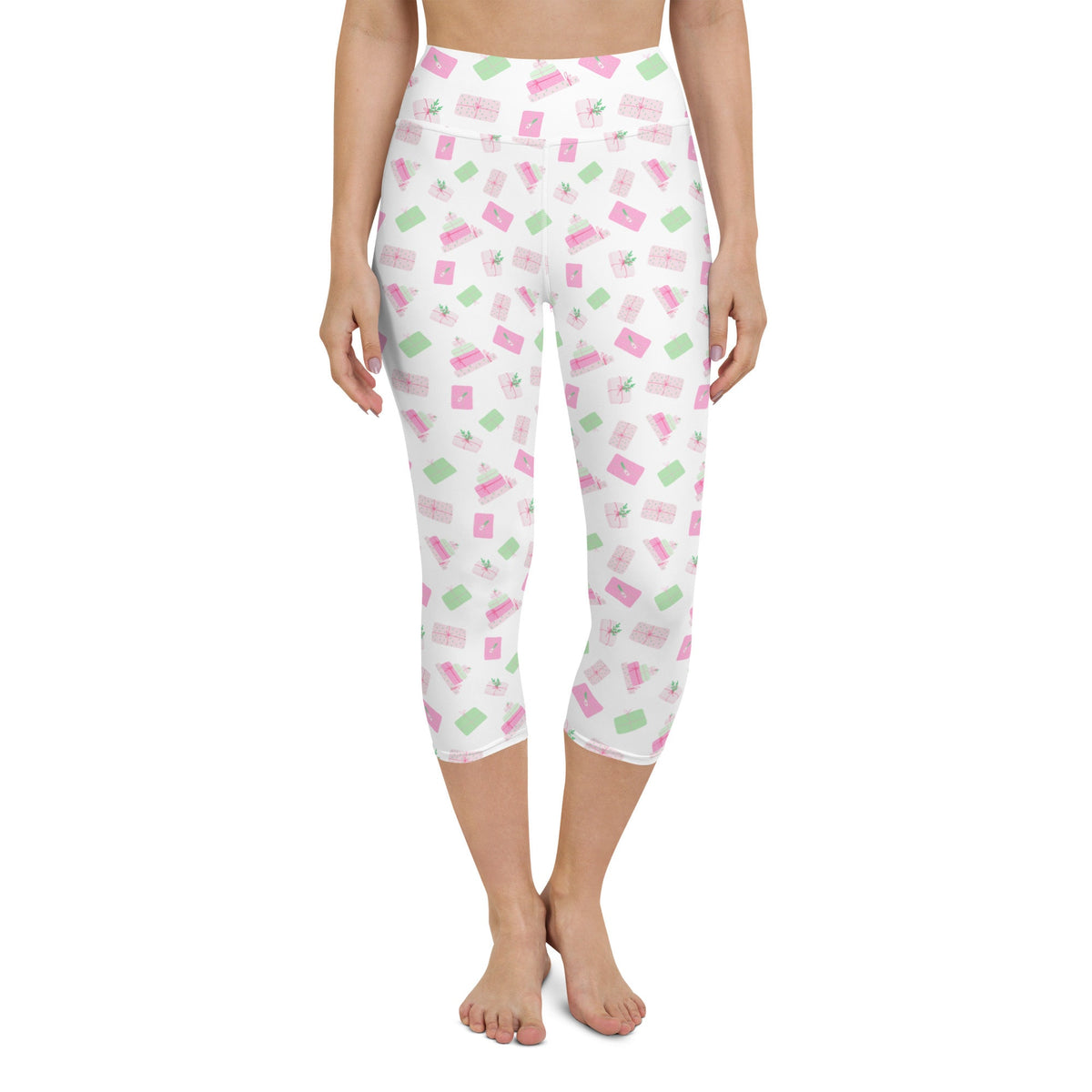 Holiday Presents Yoga Capri Leggings