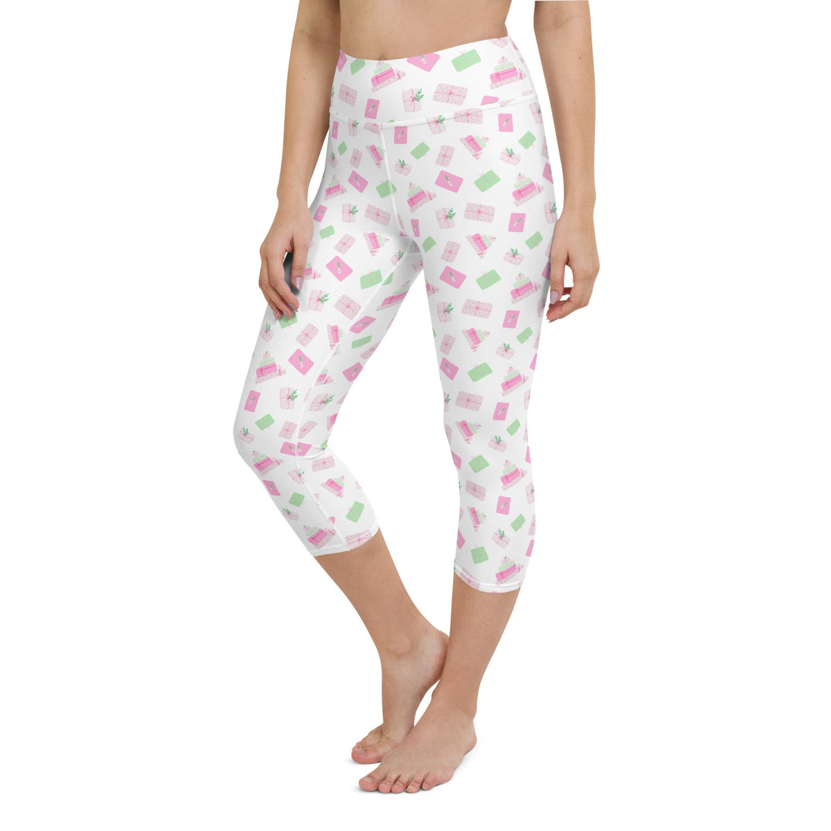 Holiday Presents Yoga Capri Leggings