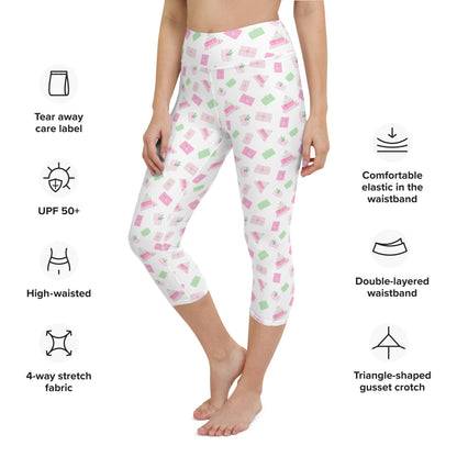 Holiday Presents Yoga Capri Leggings