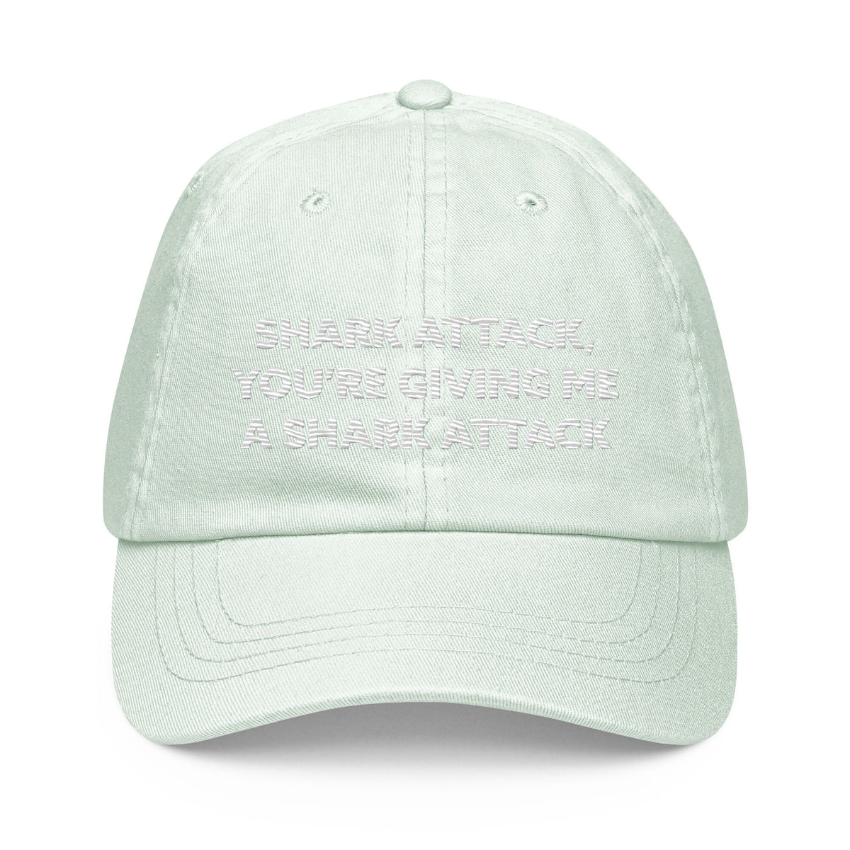 Shark Attack, You're Giving Me A Shark Attack Unisex Pastel baseball hat