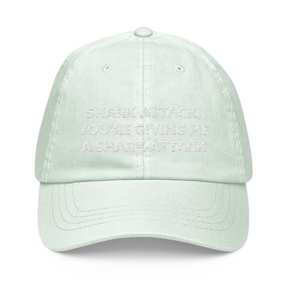 Shark Attack, You're Giving Me A Shark Attack Unisex Pastel baseball hat