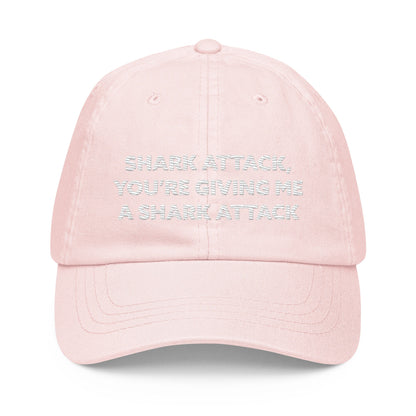 Shark Attack, You're Giving Me A Shark Attack Unisex Pastel baseball hat