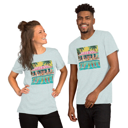 Synchronized Swimmers Unisex t-shirt