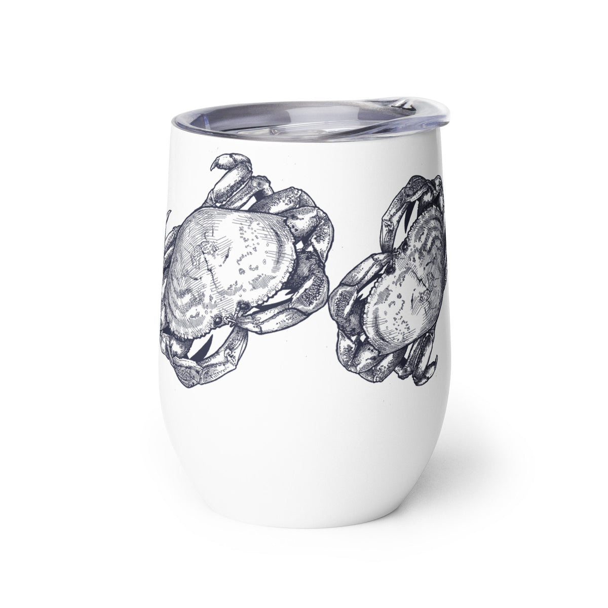 Blue Crab Coastal Wine tumbler Gift
