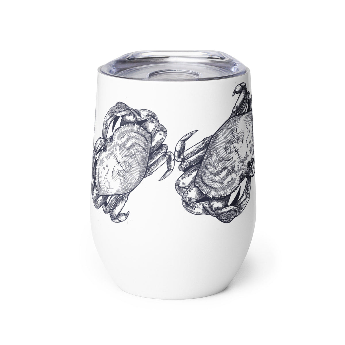 Blue Crab Coastal Wine tumbler Gift