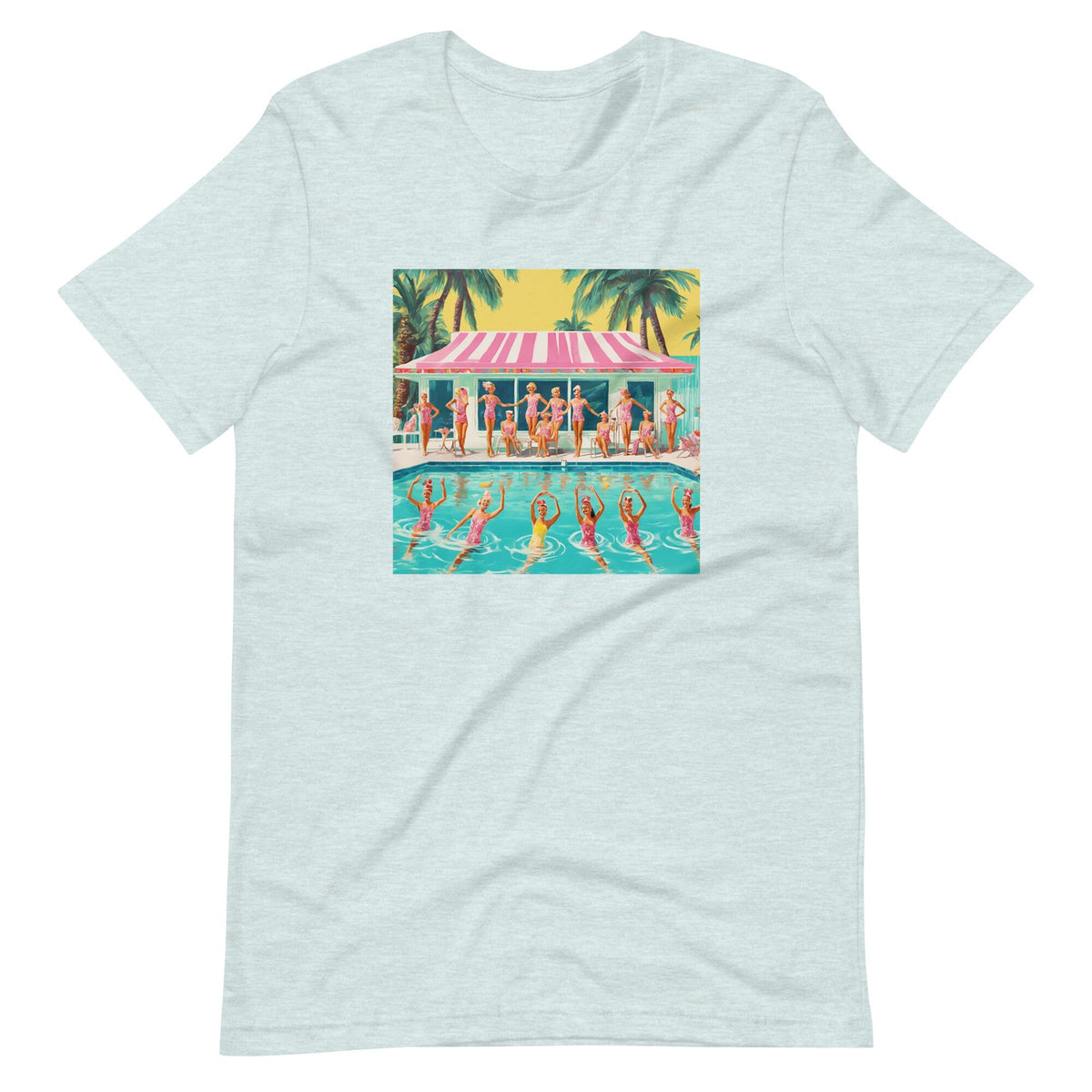 Synchronized Swimmers Unisex t-shirt