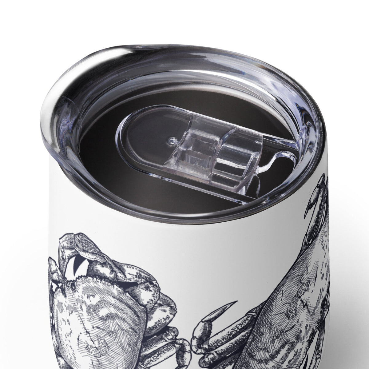 Blue Crab Coastal Wine tumbler Gift