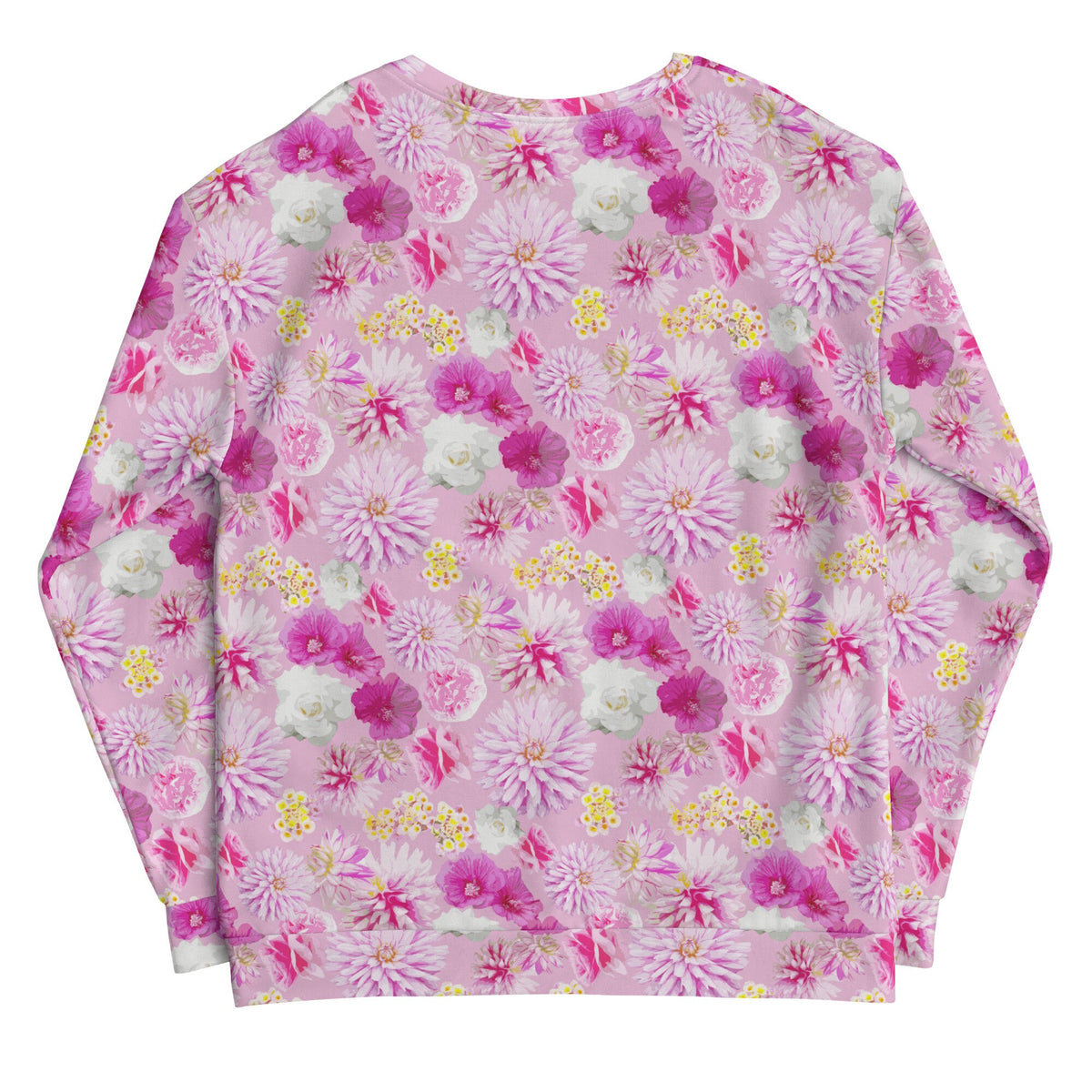 Garden Floral Pink Unisex Sweatshirt