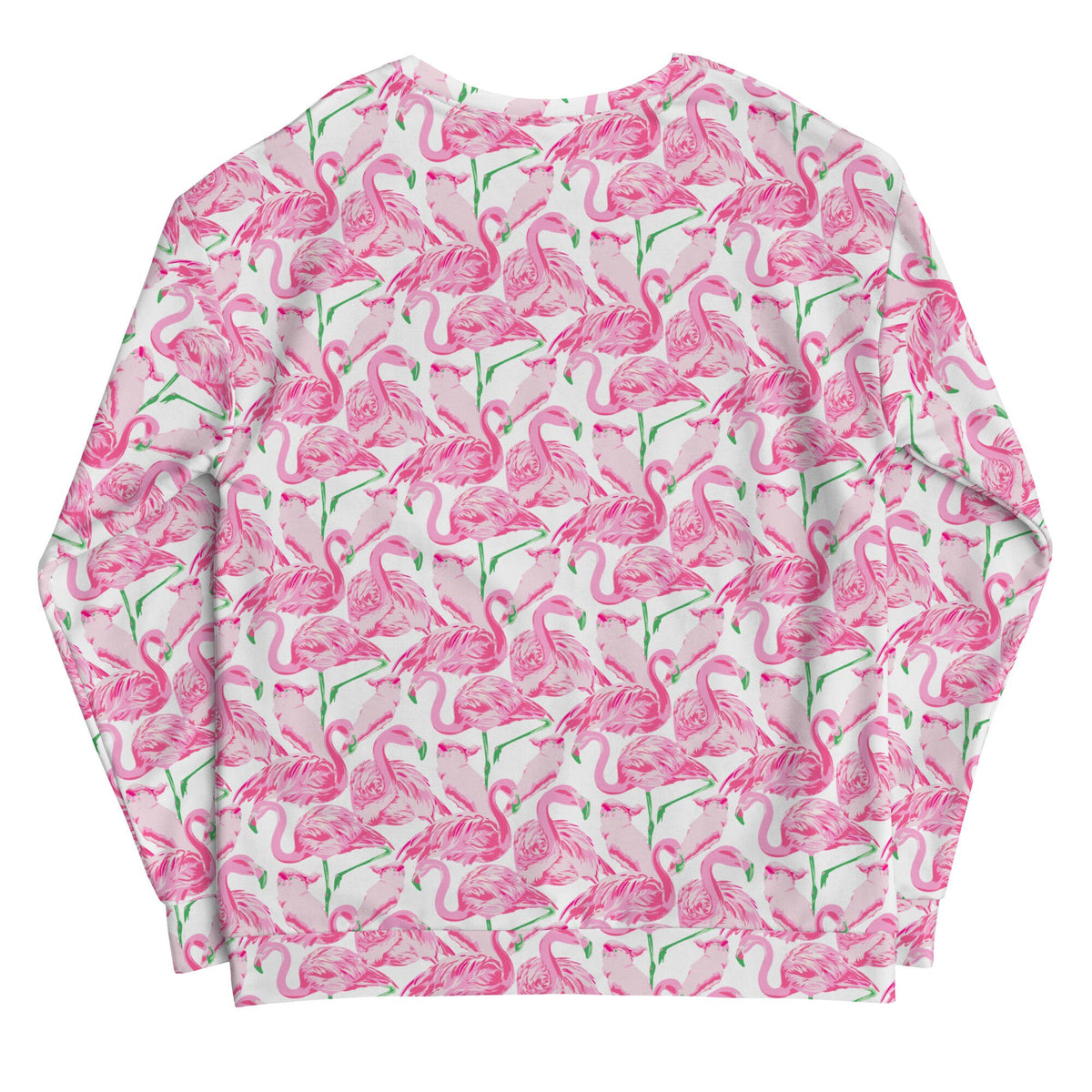 Palm Springs Flamingo Coastal Pink sweatshirt in pink by The Happy Fun Shop, photo 6 of 7