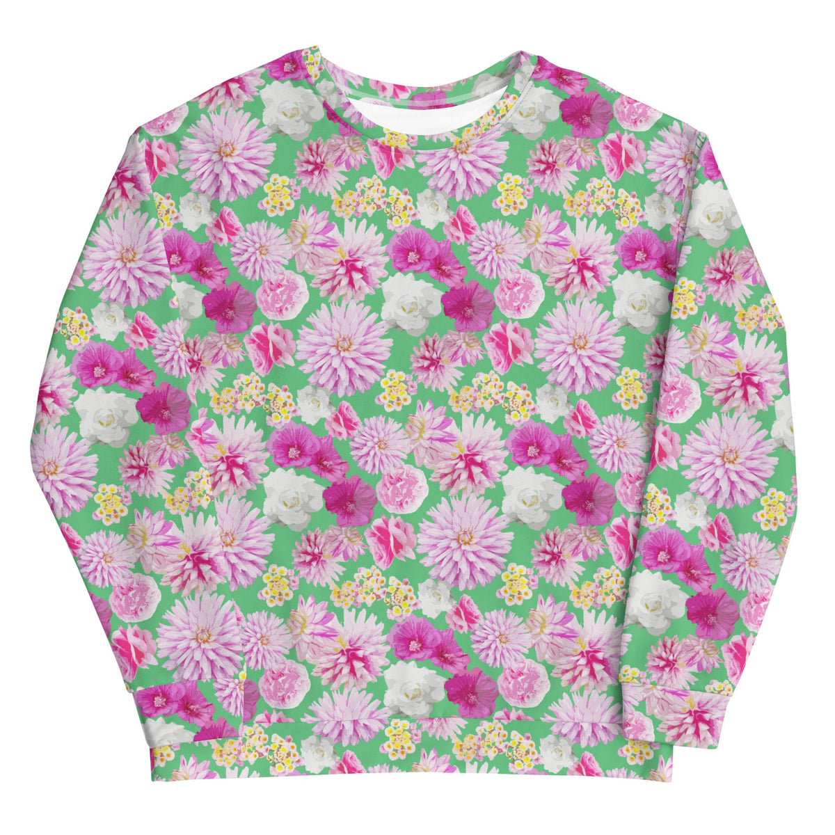 Garden Floral Spring Green Unisex Sweatshirt