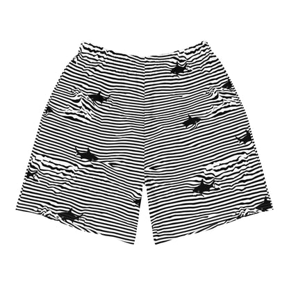 Chatham Great White Shark Stripe Men's Recycled Athletic Shorts Swim Trunks