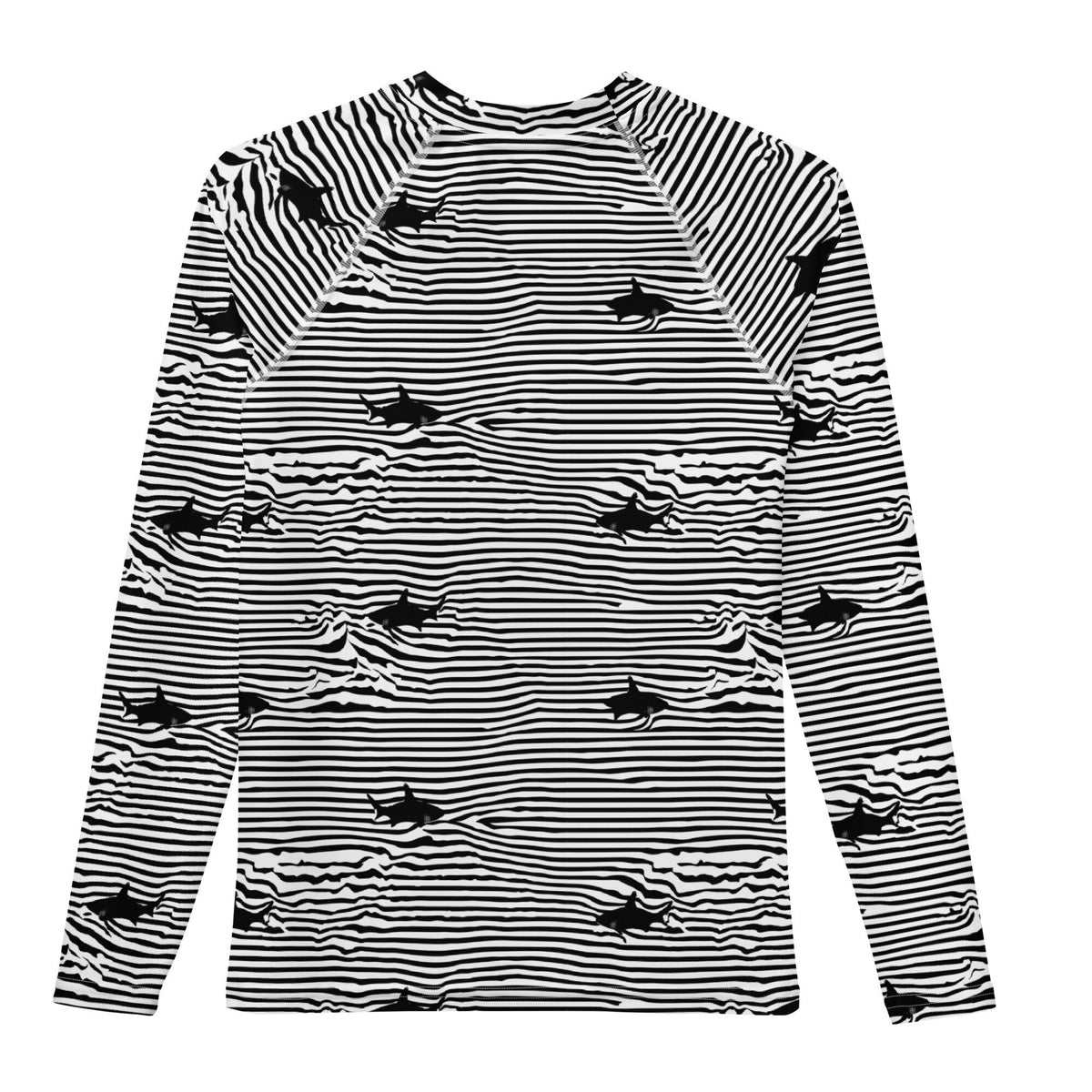 Chatham Great White Shark Stripe Youth Rash Guard UPF 50+